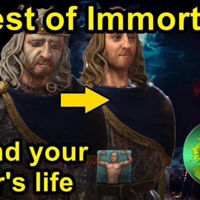 CK3 – How to extend your ruler’s life! Lifestyle Learning Guide(Crusader Kings 3 Royal Court DLC)