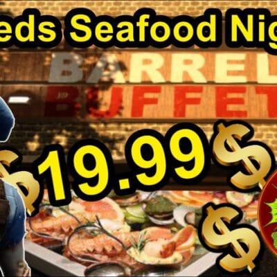 Wednesday Night! Seafood night at the Bottomless Barrel! 7 Days to Die Horde every night