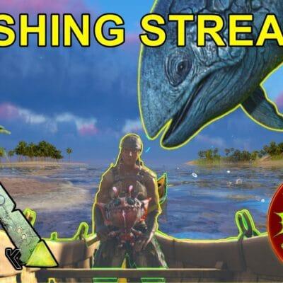 Ark Survival: A fishing Stream?! Nah! We’ll fish! Go on adventures! Crystal Isles mayhem continues
