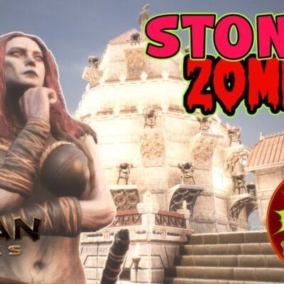 Conan Exiles: Age of Sorcery – OF STONE and Zombies! The Fortress grows!