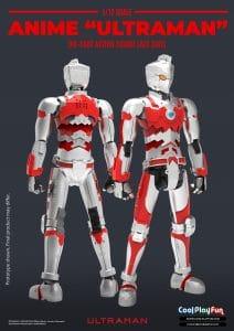 1 12 Scale Anime ULTRAMAN Die cast Action Figure (Ace Suit Version)