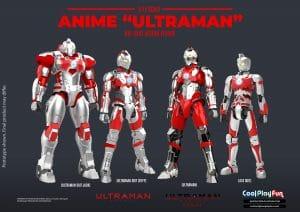 1 12 Scale Anime ULTRAMAN Die cast Action Figure Group of