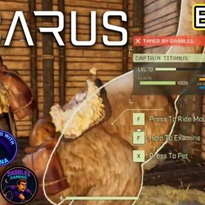 Captain Ruggels Gaming – Dabbles Horse is Named Captain Titanus | Icarus EP